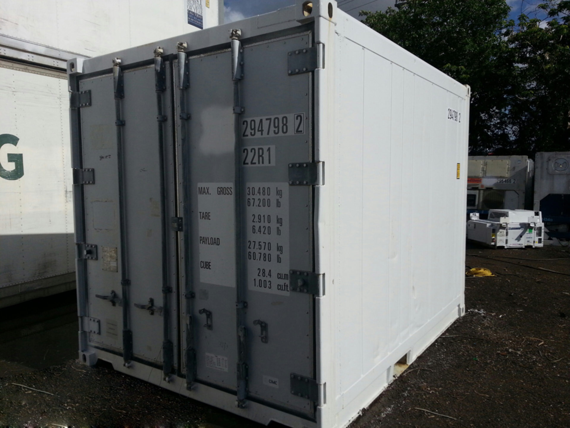 10' Refrigerated Container (SUPER FREEZER) - RAVA Group Container Services