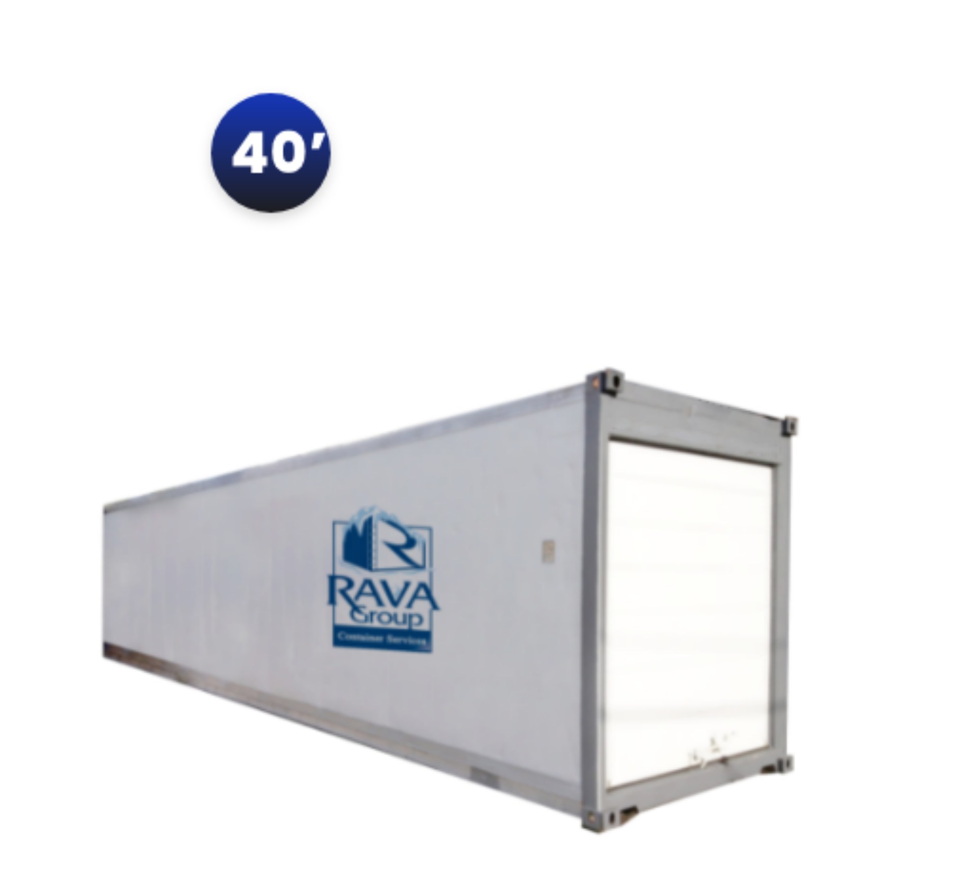 20' Dry Container with Rollup Door - RAVA Group Container Services