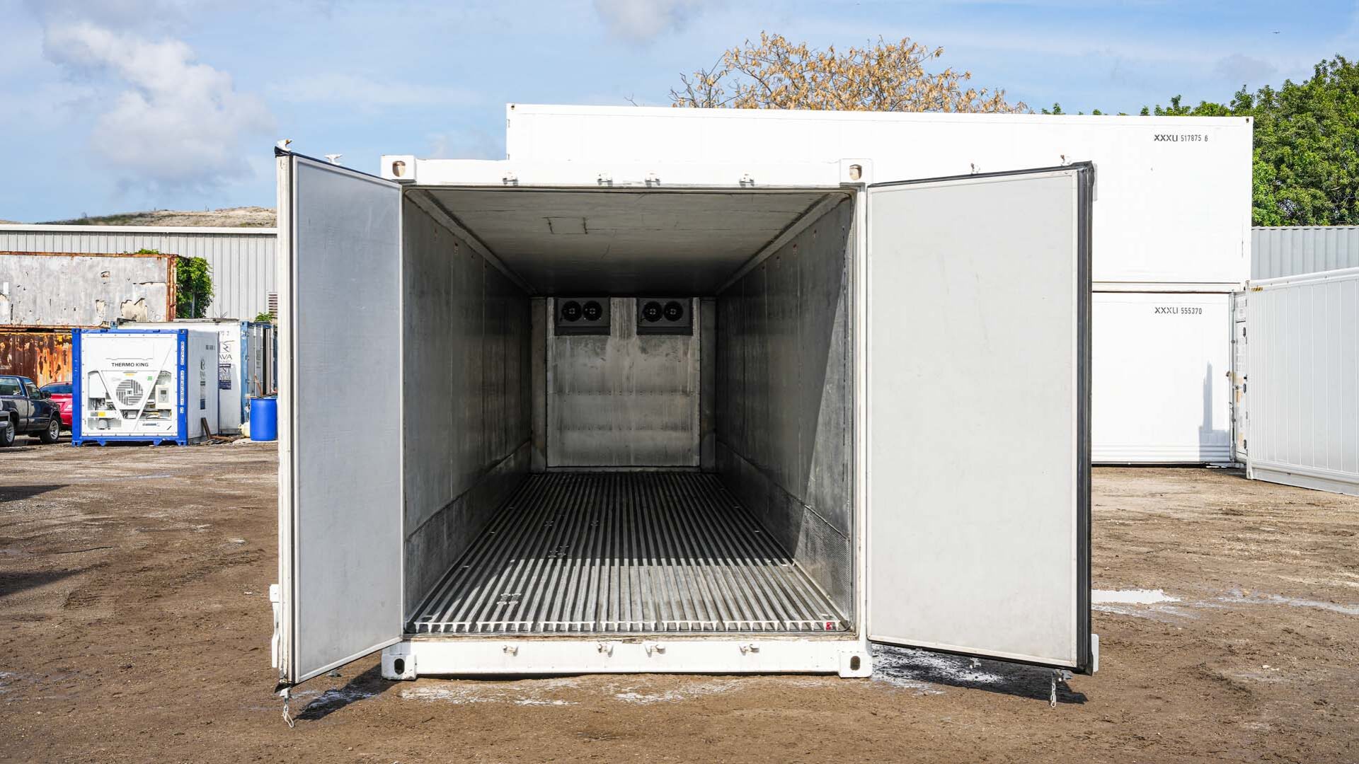 40 Feet Freezer Container Compact Mobile Cold Storage Cell Thermo King /  Reefer